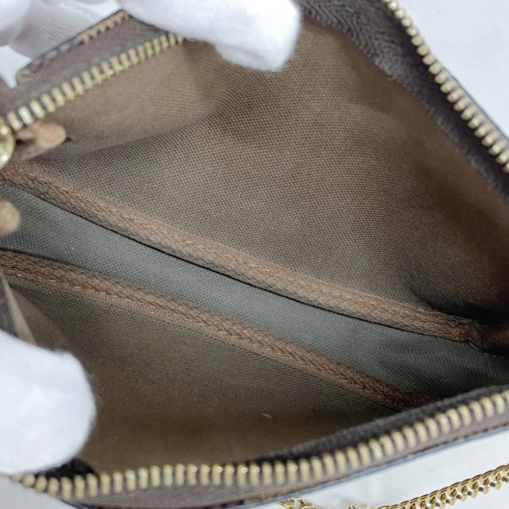 LOUIS VUITTON Brown Damier Pochette Pouch - Picture 4 of 11